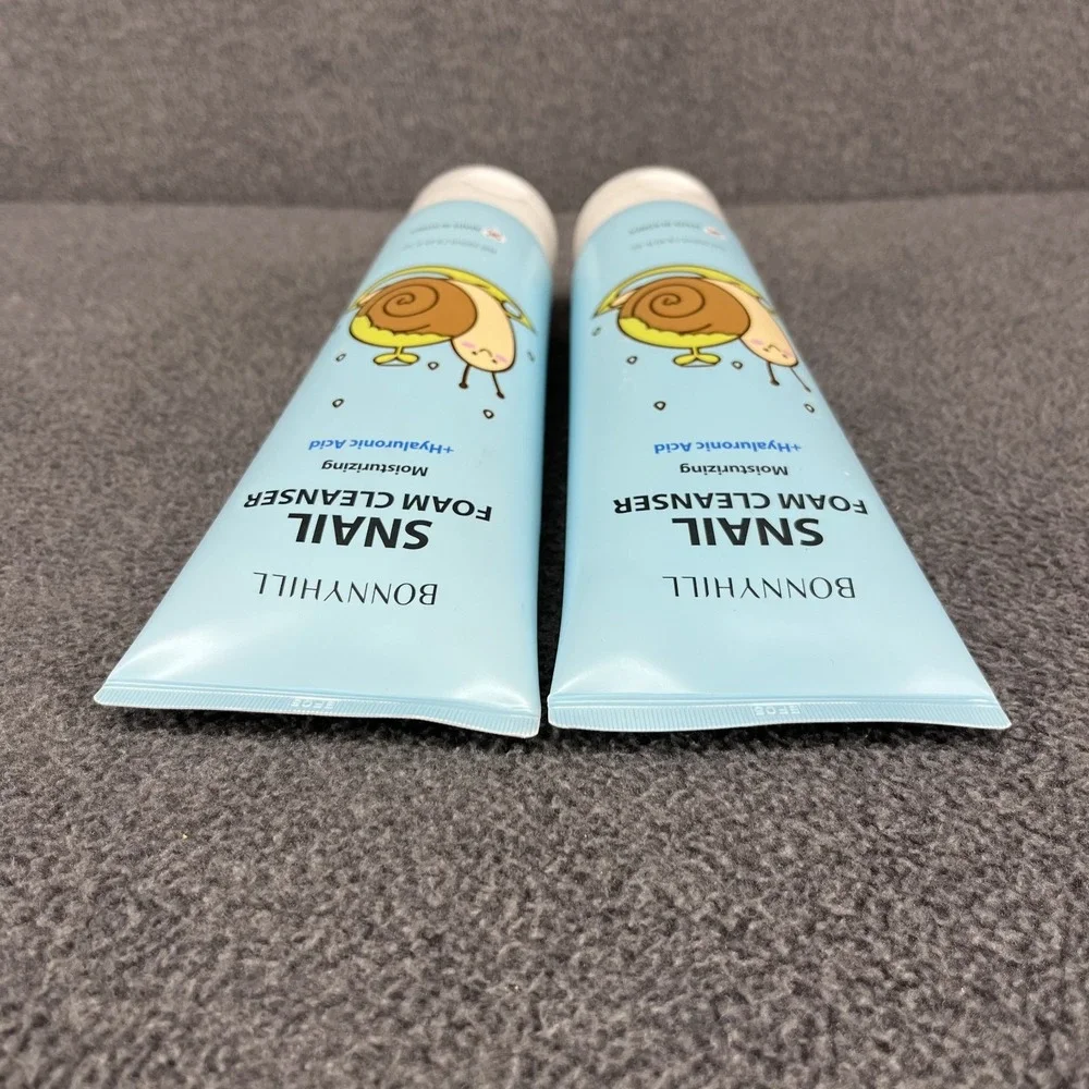 2x BONNYHILL Snail Foam Cleanser + Hyaluronic Acid 8.45 oz / 250 ml‎ Made Korean